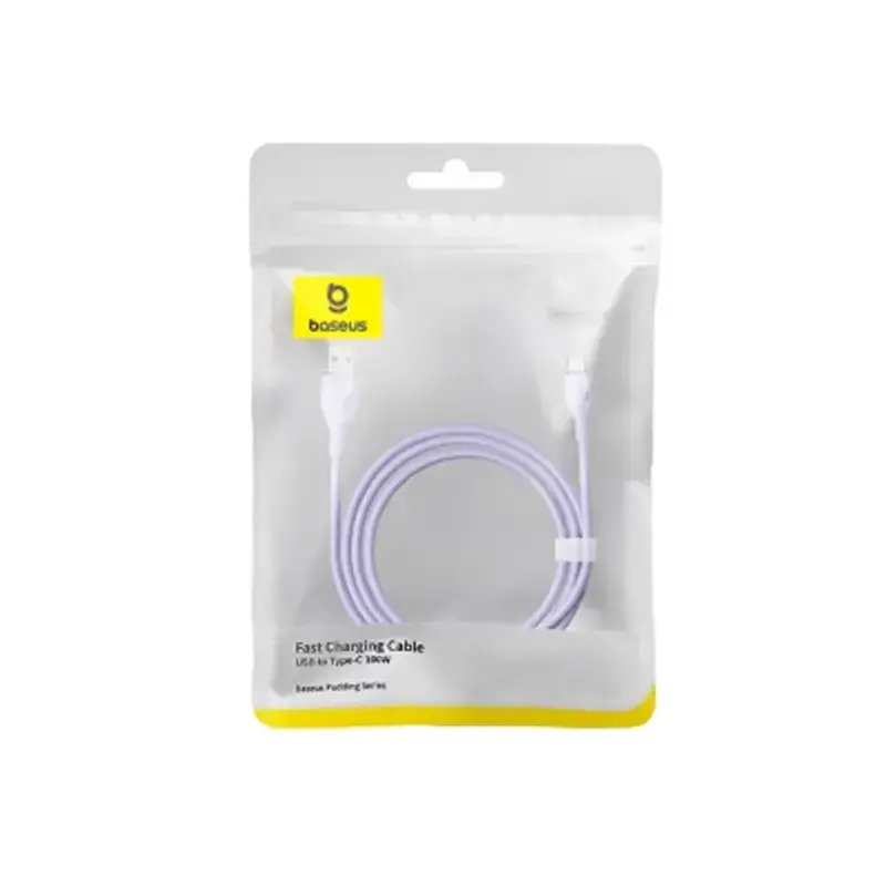 جعبه pudding fast charge A to C 100W purple